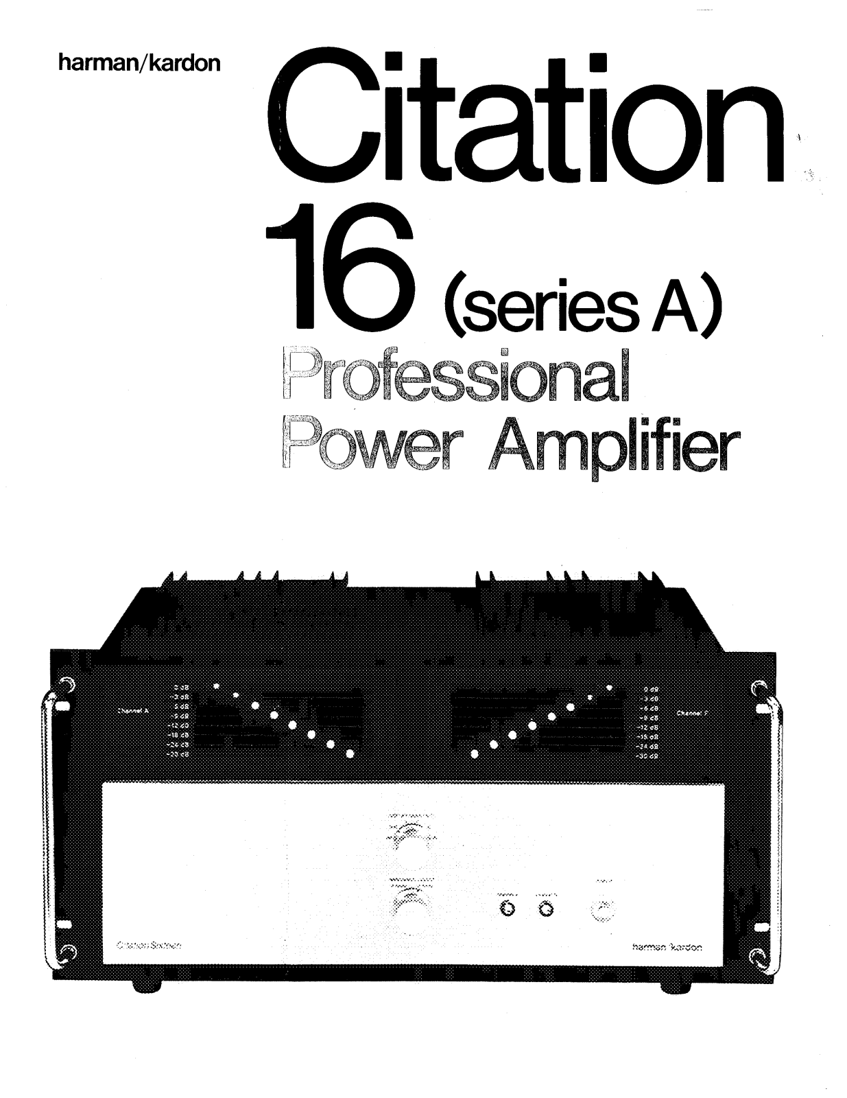 Harman kardon CITATION 16AS, CITATION 16 BROCHURE