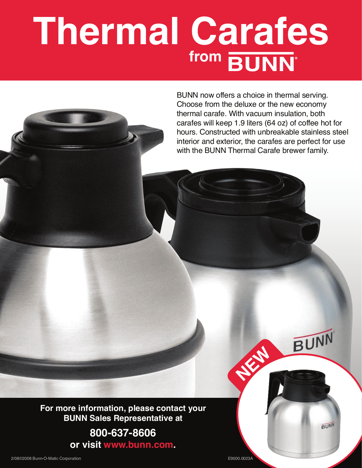 Bunn Coffee Maker Thermal Carafe User Manual