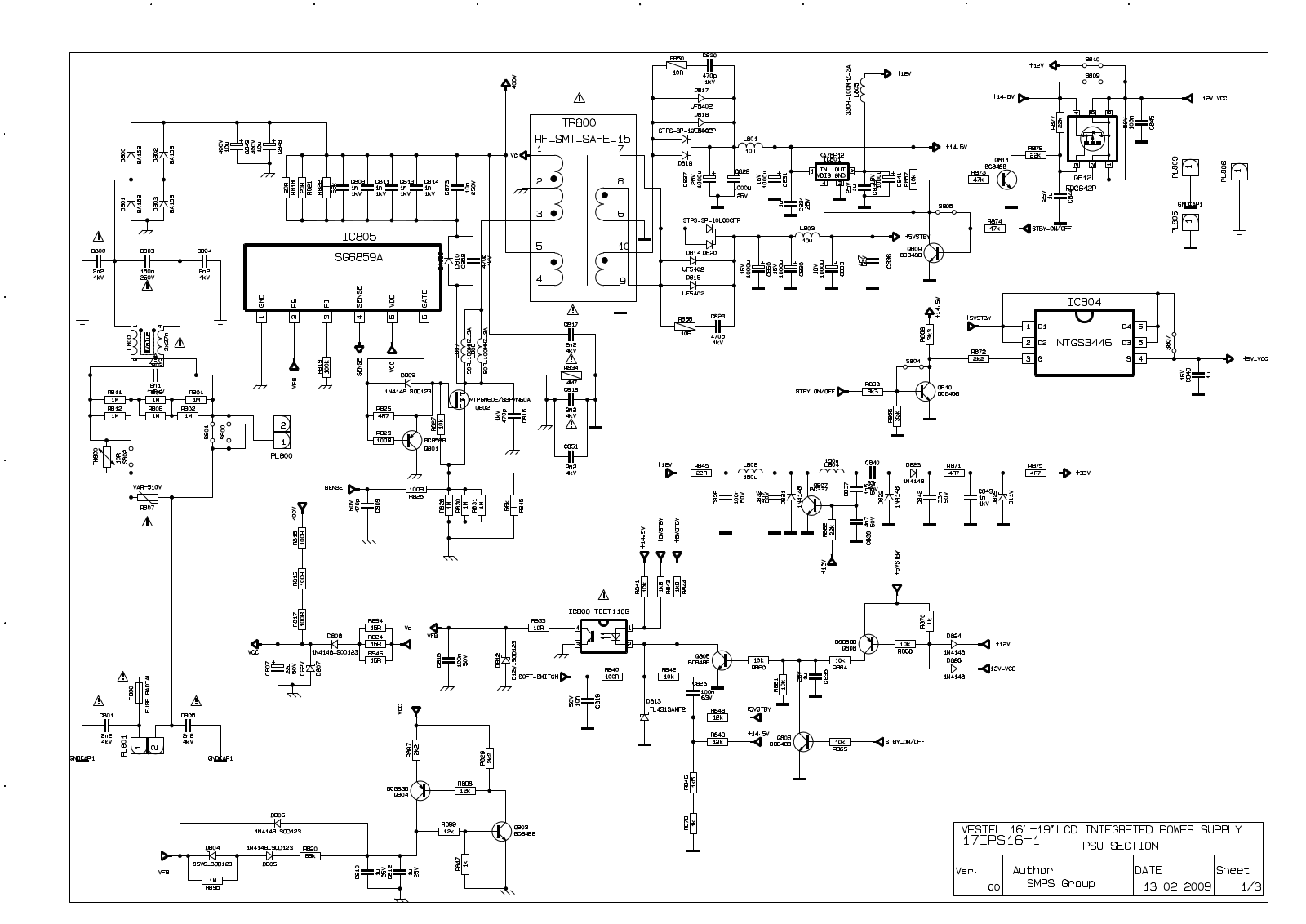 Vestel 17IPS16-1 Schematic