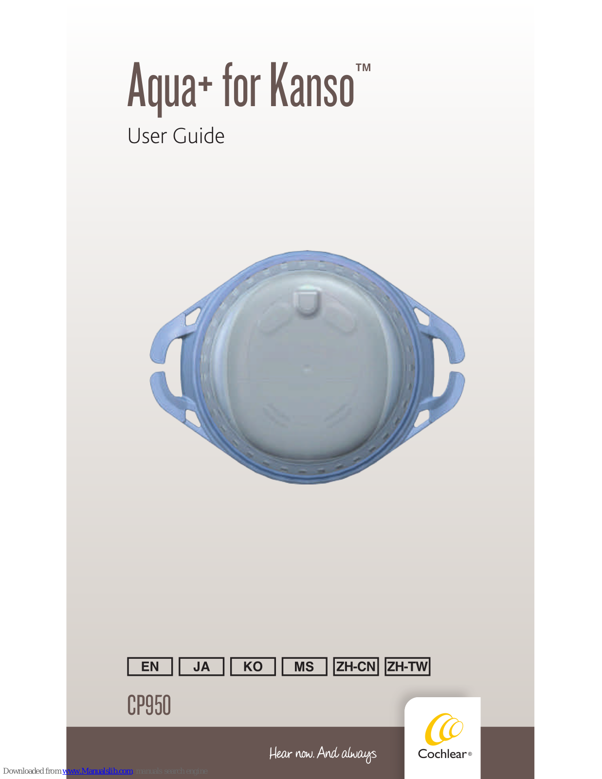 Cochlear Aqua+ User Manual - ManualMachine.com