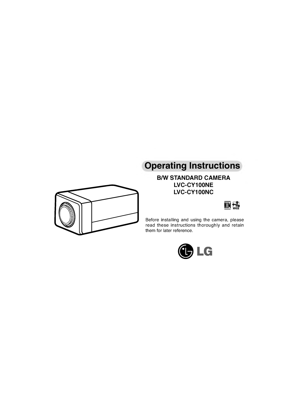 LG LVC-CY100NC User Manual