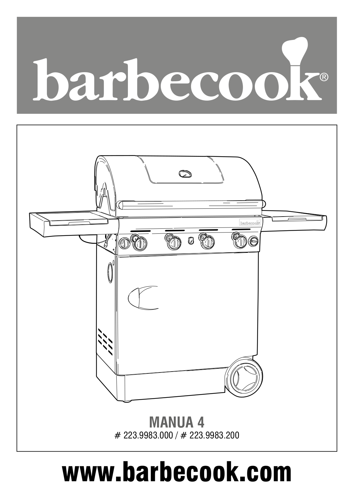 Barbecook Manua 4 User Manual