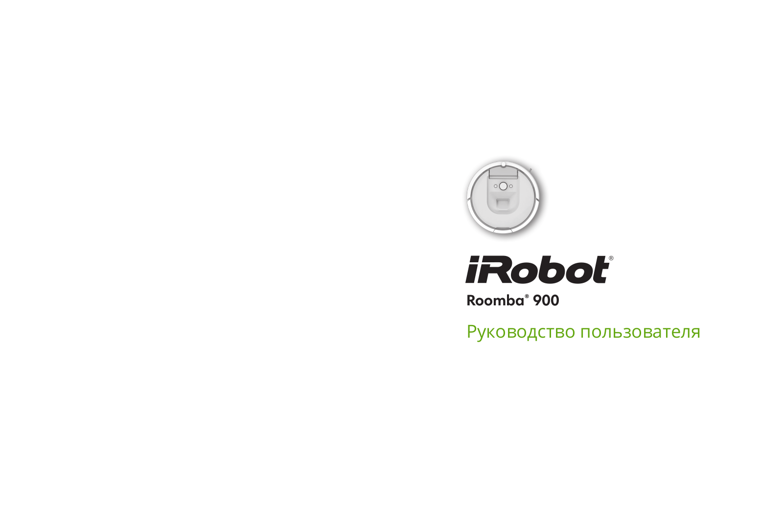 iRobot Roomba 900 User Manual