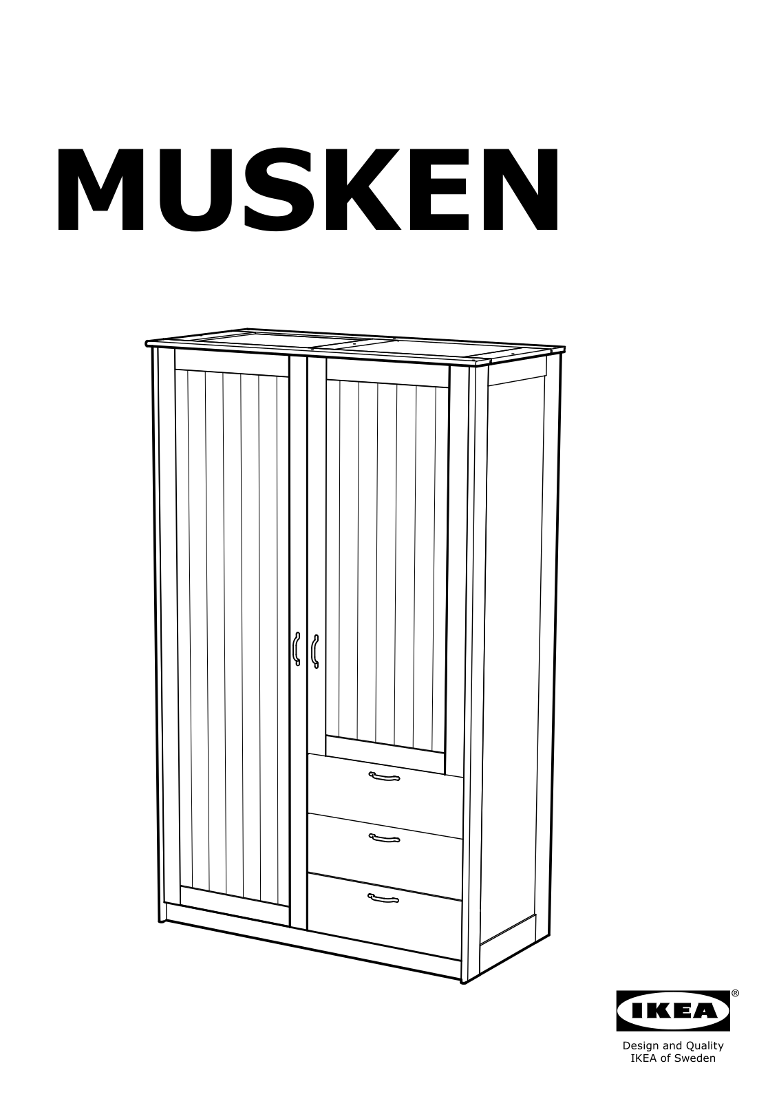 IKEA MUSKEN User Manual