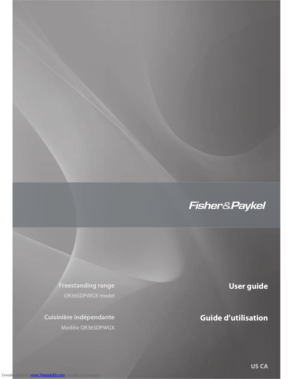 Fisher & Paykel OR36SDPWGX User Manual