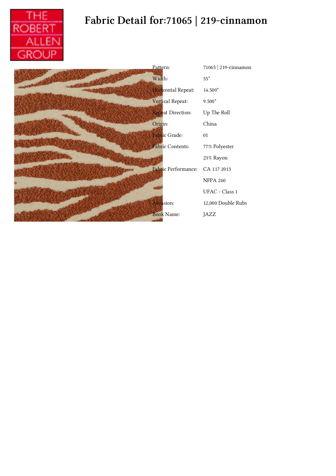 Duralee CRAL4182 Specifications - ManualMachine.com