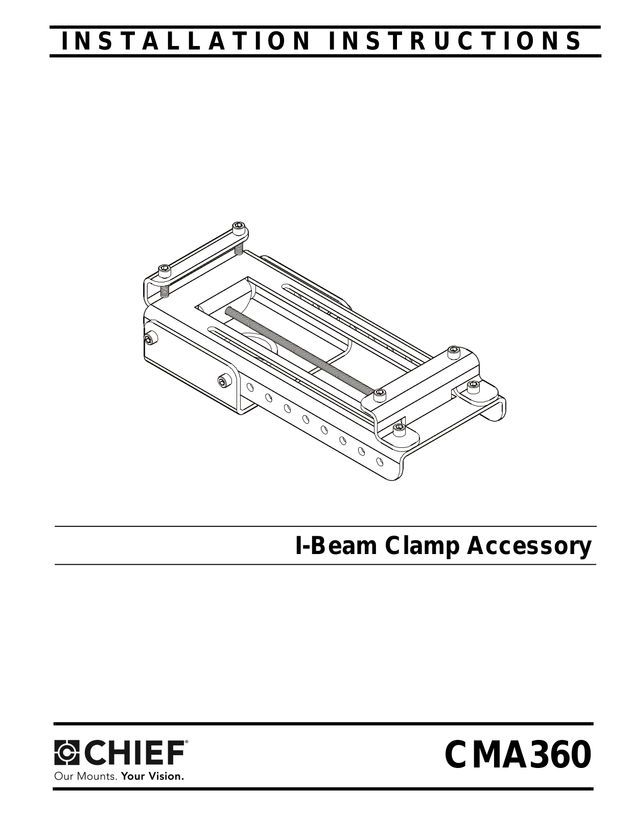 Chief Manufacturing CF1019 Installation Instructions - ManualMachine.com