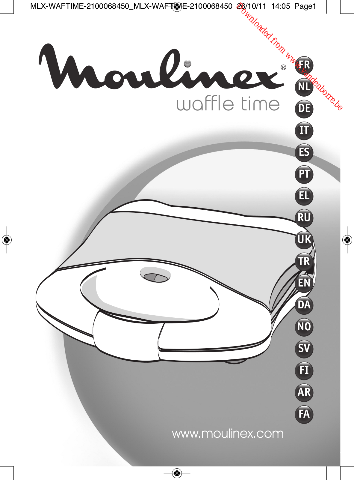 MOULINEX WJ170112 User Manual