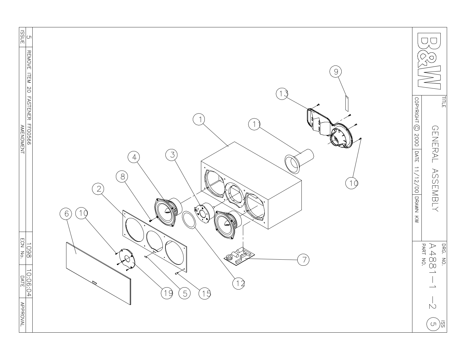 Bowers and Wilkins CMC Service manual