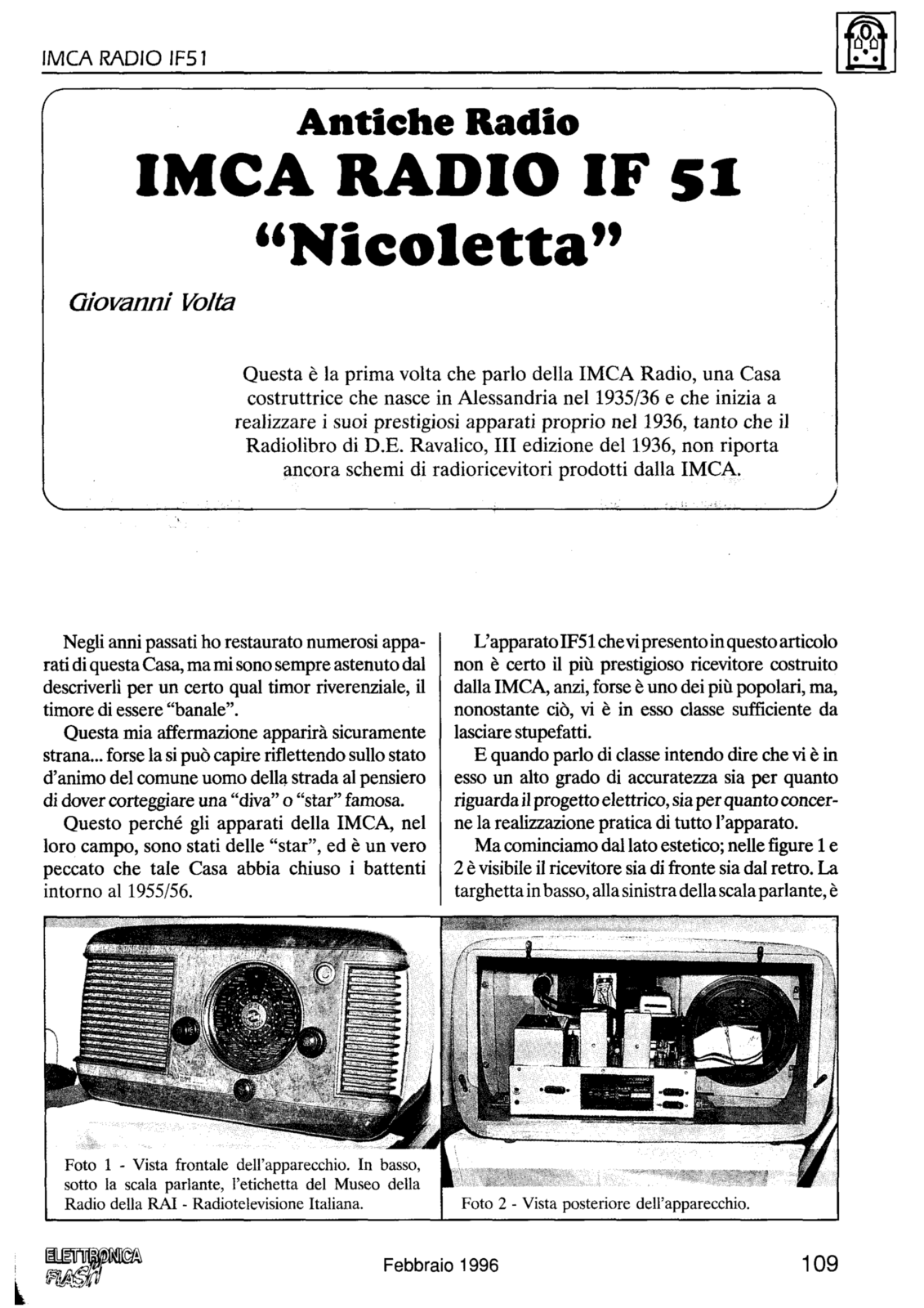 IMCA Radio if51 schematic