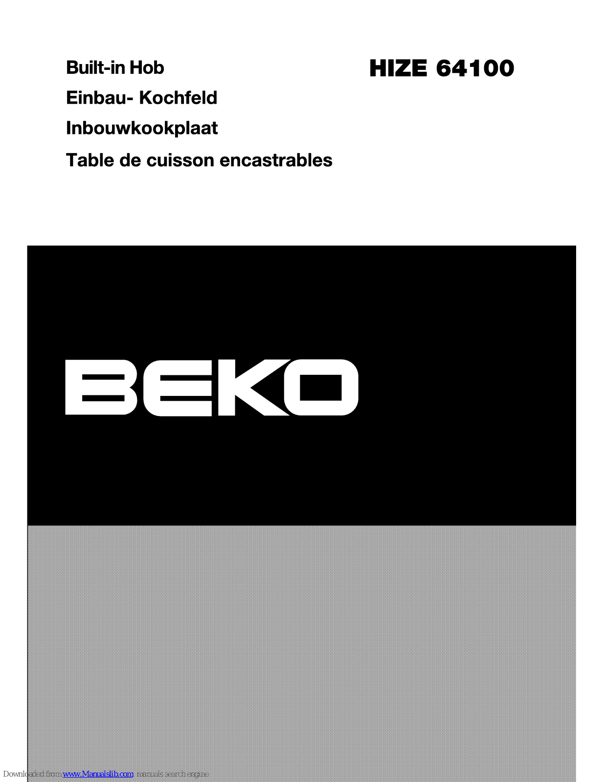 Beko HIZE User Manual - ManualMachine.com