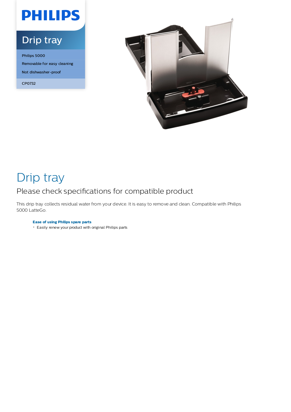 Philips CP0732/01 leaflet - ManualMachine.com