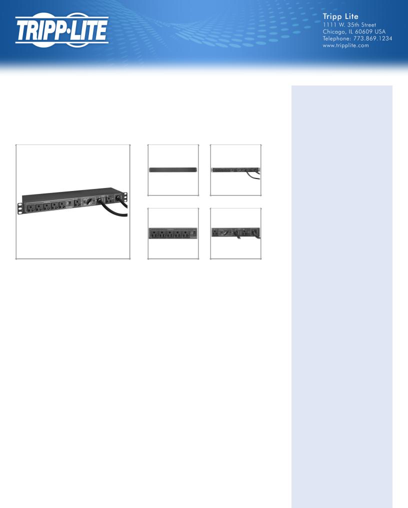 Tripp Lite PDUB201U User Manual