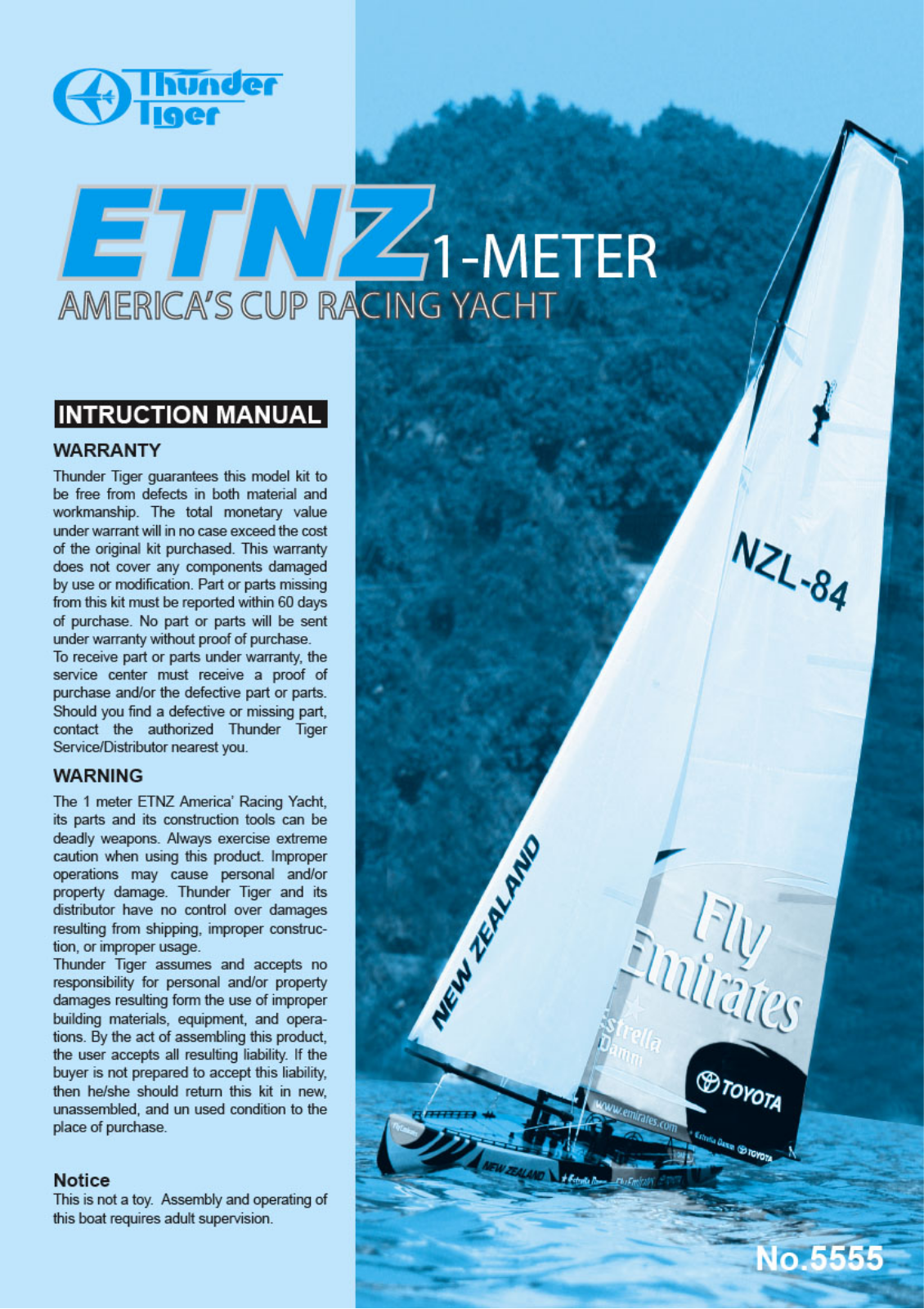 Thunder Tiger ETNZ1-METER User Manual