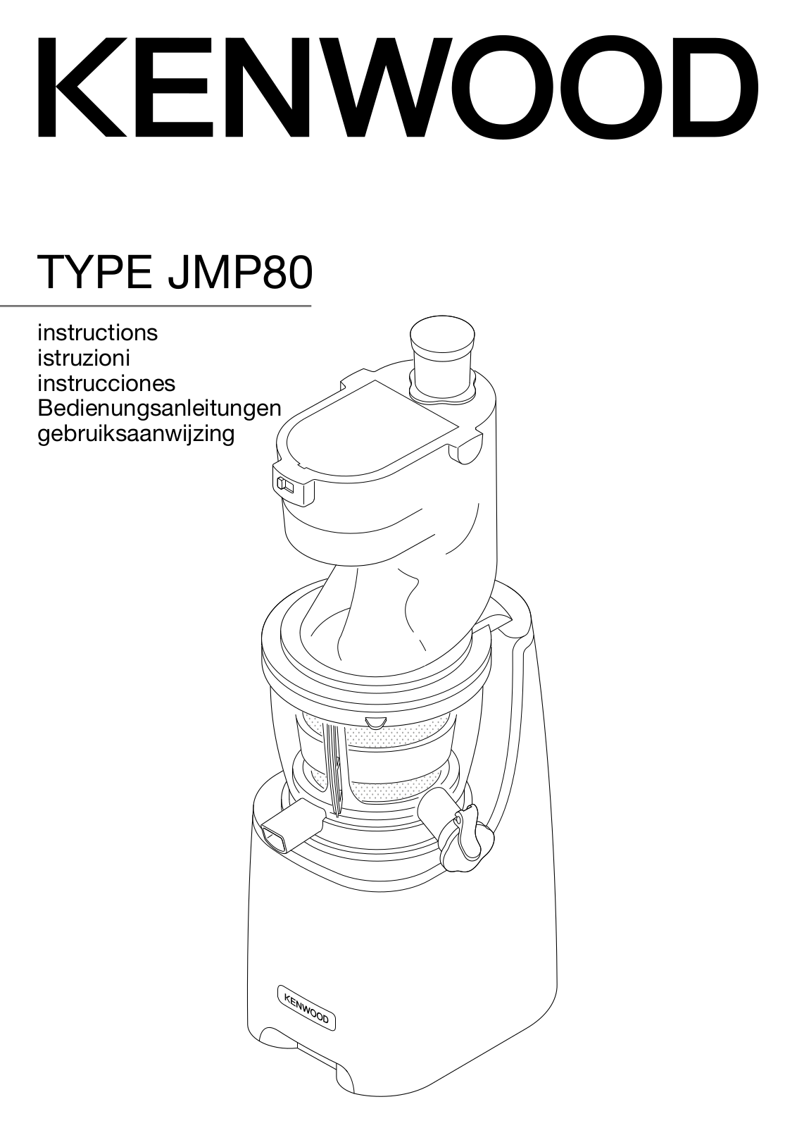 Kenwood JMP800SI operation manual