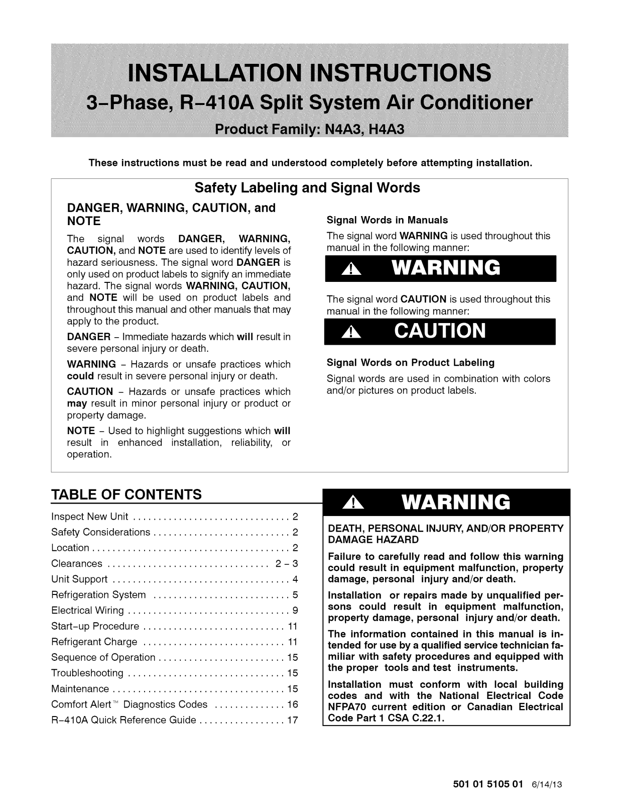 ICP H4A318GKD100, H4A324GKD100, H4A330GKD100, H4A336GKD100, H4A336GKD200 Installation Guide