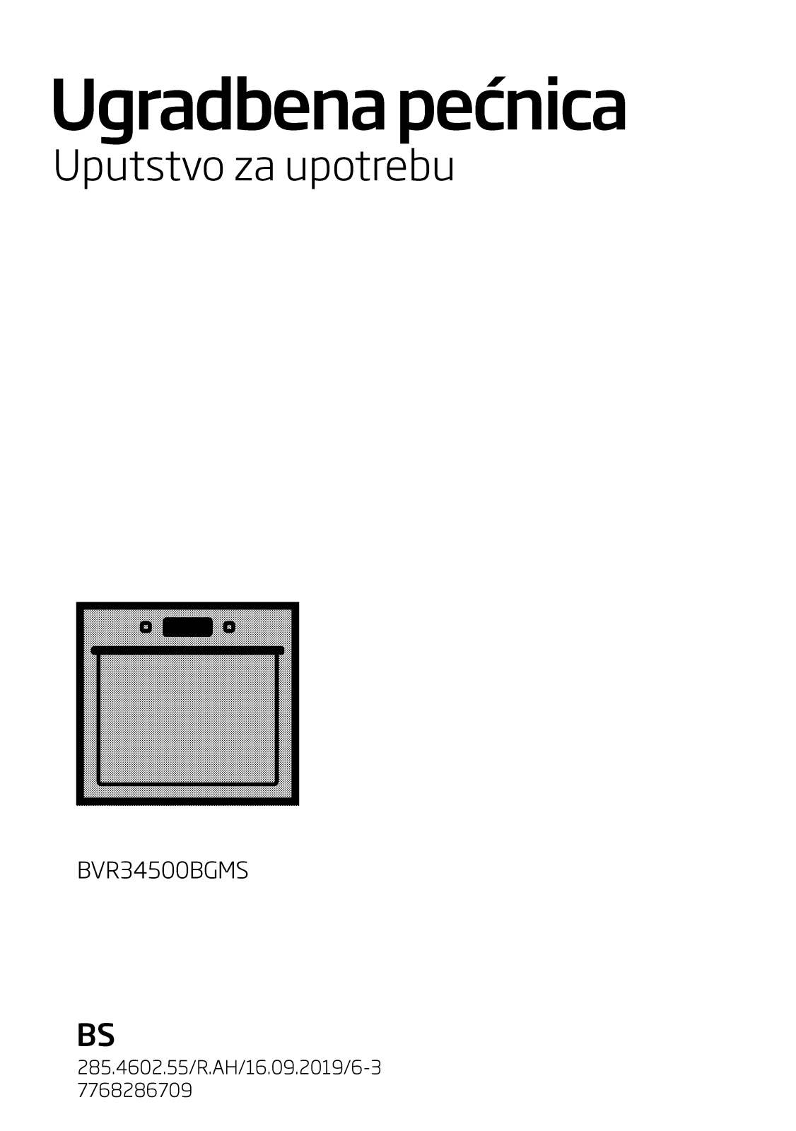 Beko BVR34500BGMS User manual