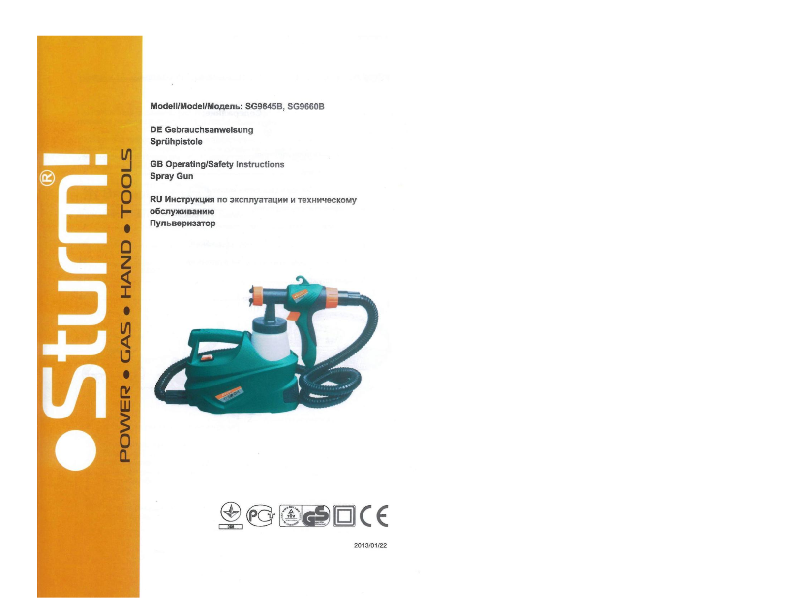 Sturm SG9660B User Manual