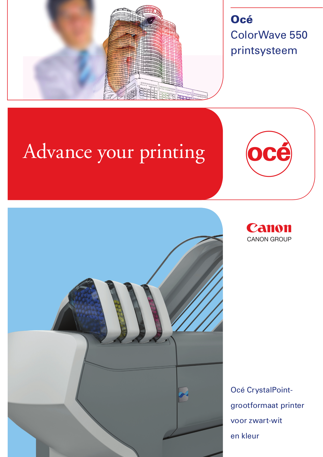 Canon OCE COLORWAVE 550 BROCHURE