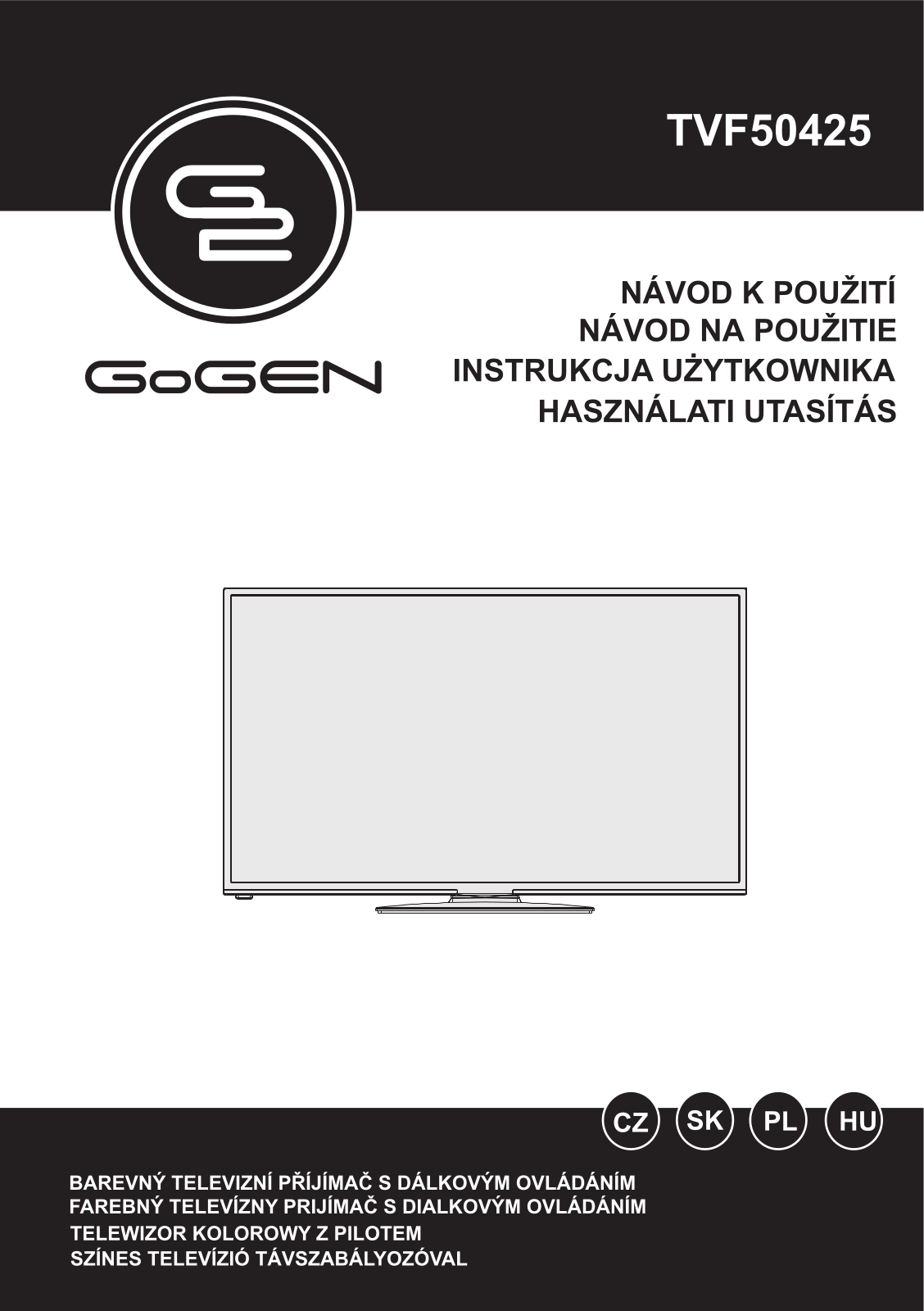 GoGen TVF50425 User Manual