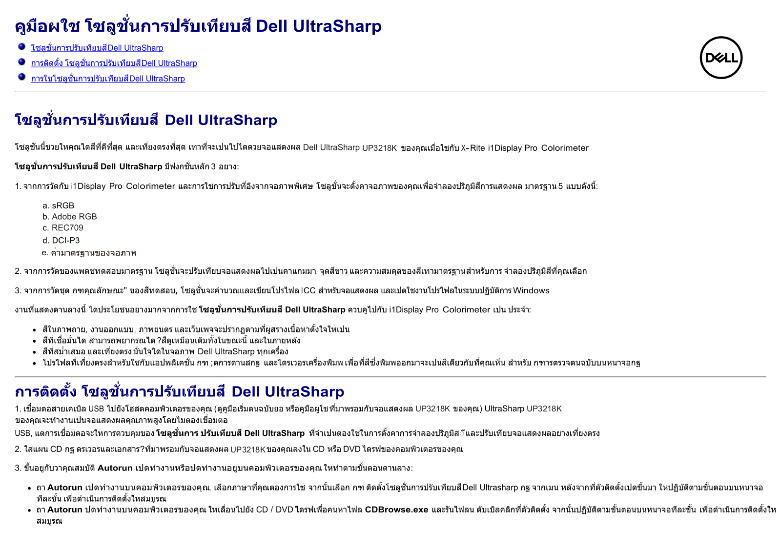 Dell UP3218K User Manual