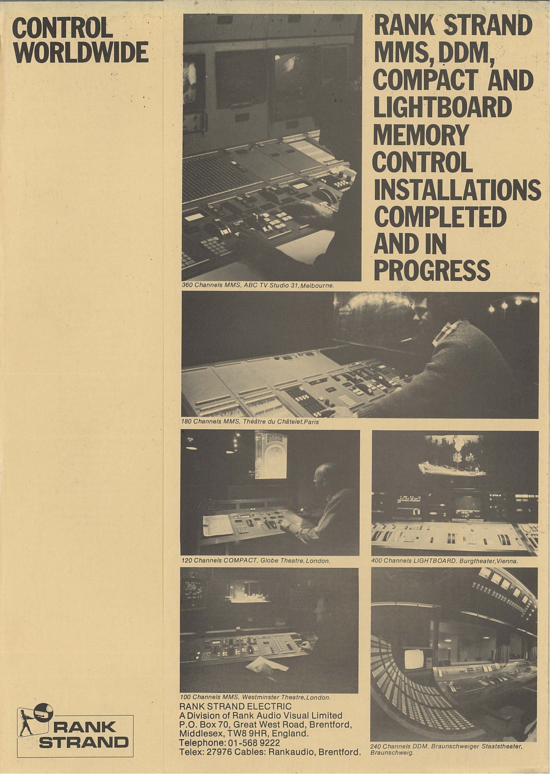 Strand Compact Memory Control Installations - ManualMachine.com