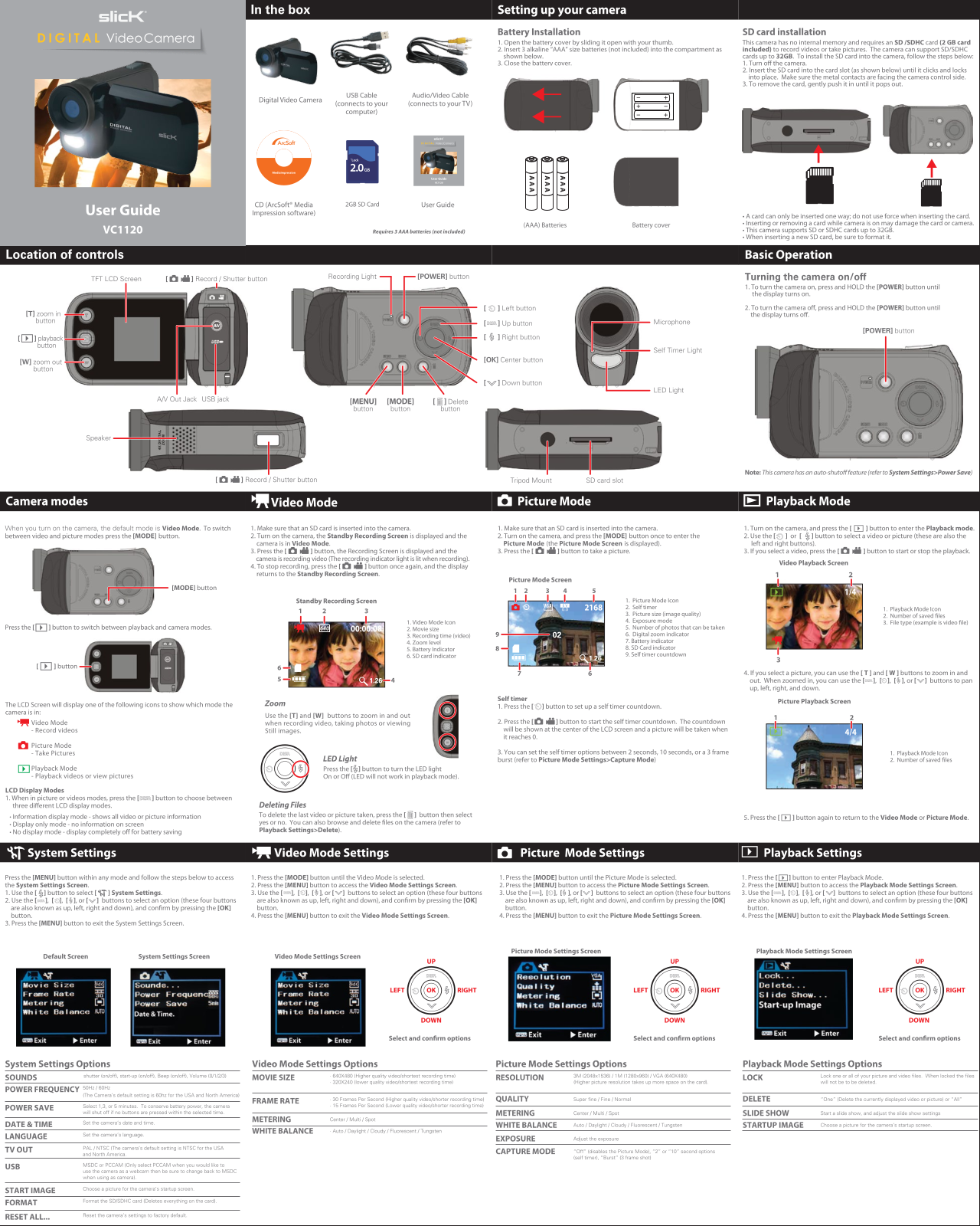 Slick VC1120 User Manual