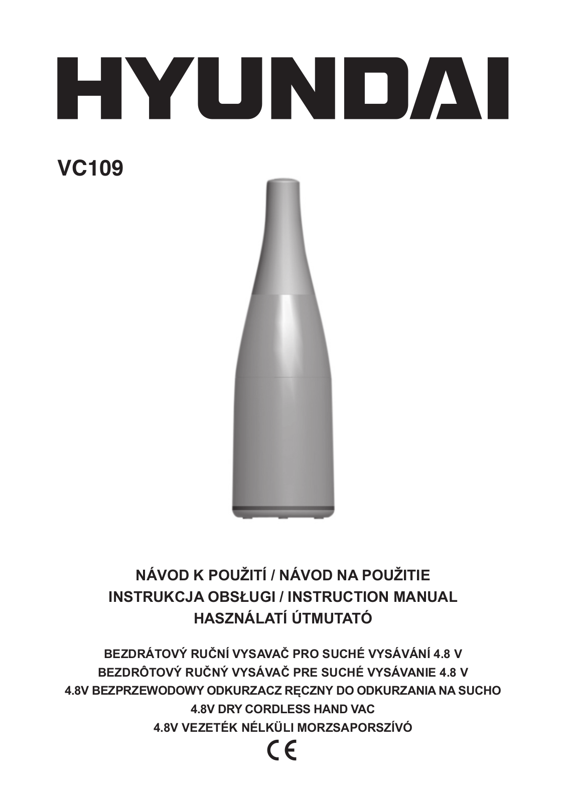 Hyundai VC 109 User Manual