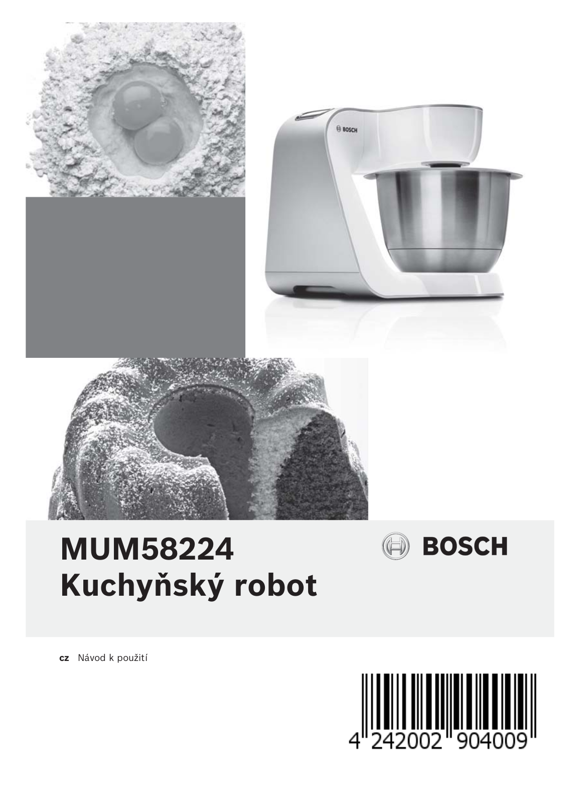 Bosch MUM58224 User Manual