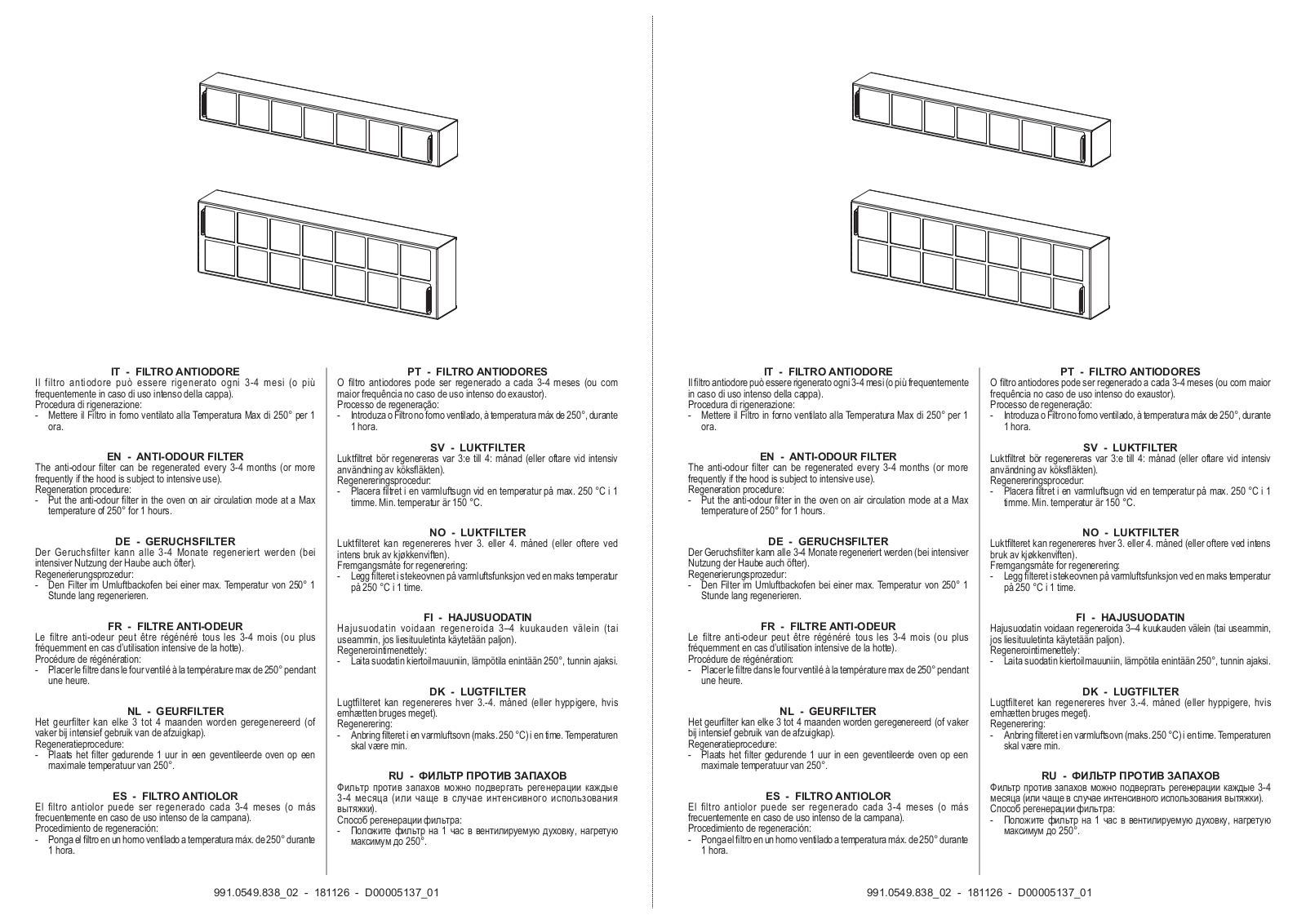 Smeg KITF6HOBD User manual