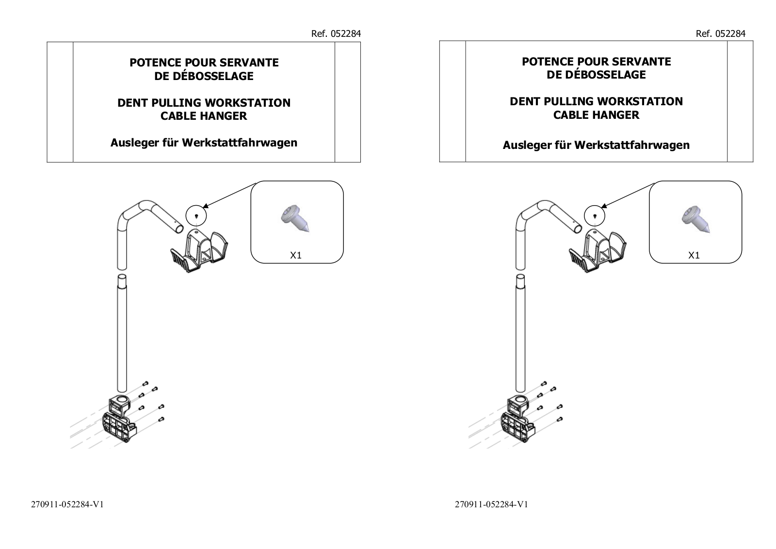 GYS SUPPORT BRACKET FOR TROLLEYS User guide - ManualMachine.com