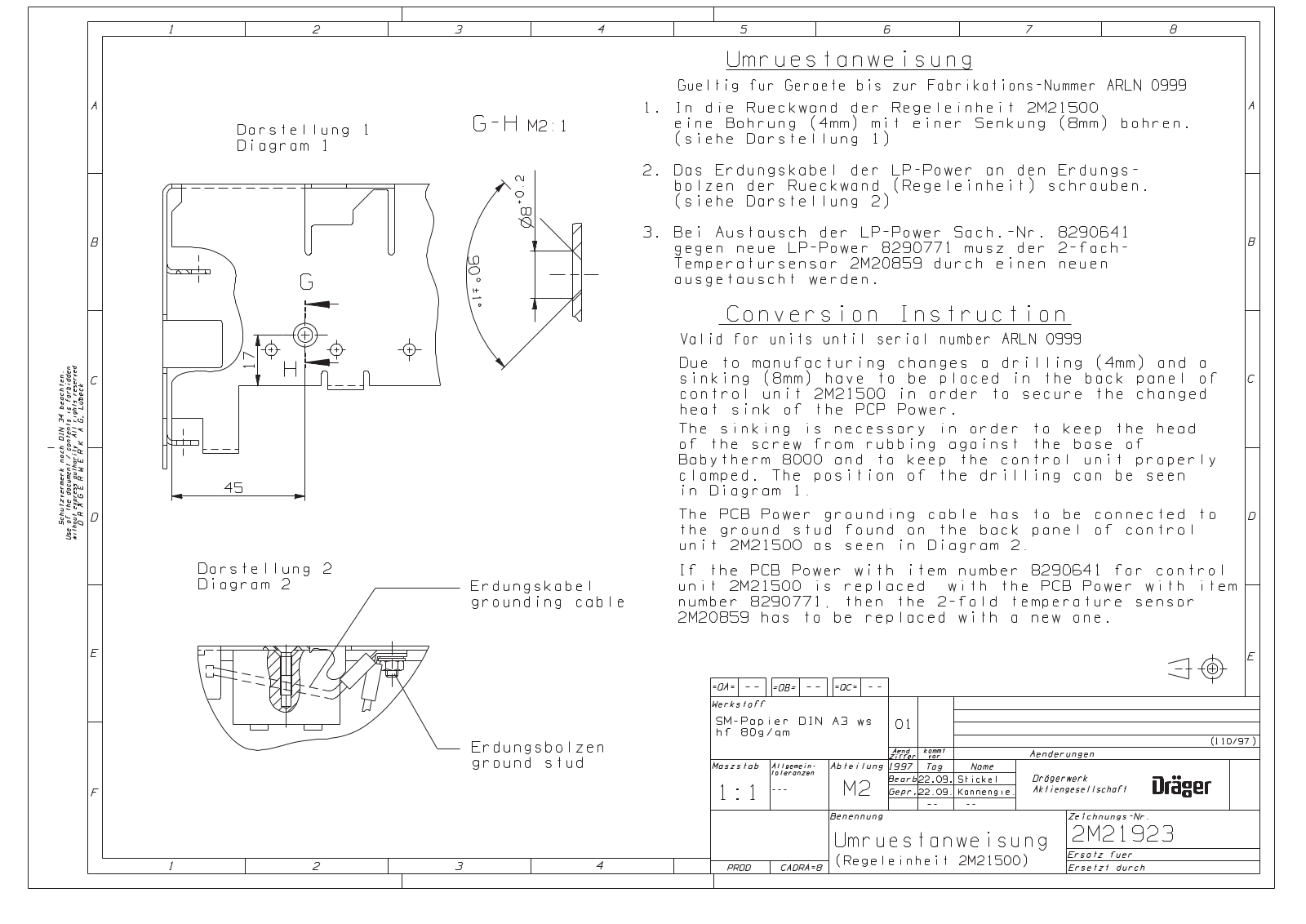 Drager Babytherm 8000 Drawing diagram