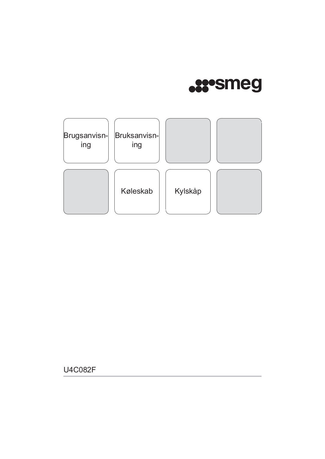 Smeg U4C082F User manual