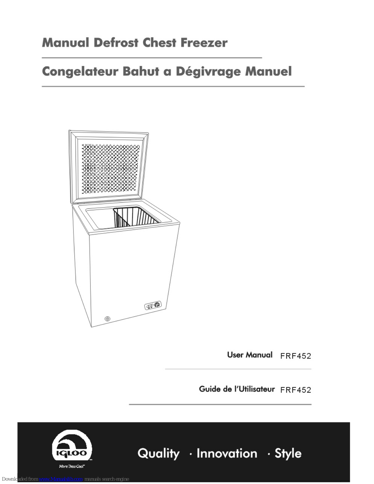 Igloo FRF452 User Manual - ManualMachine.com