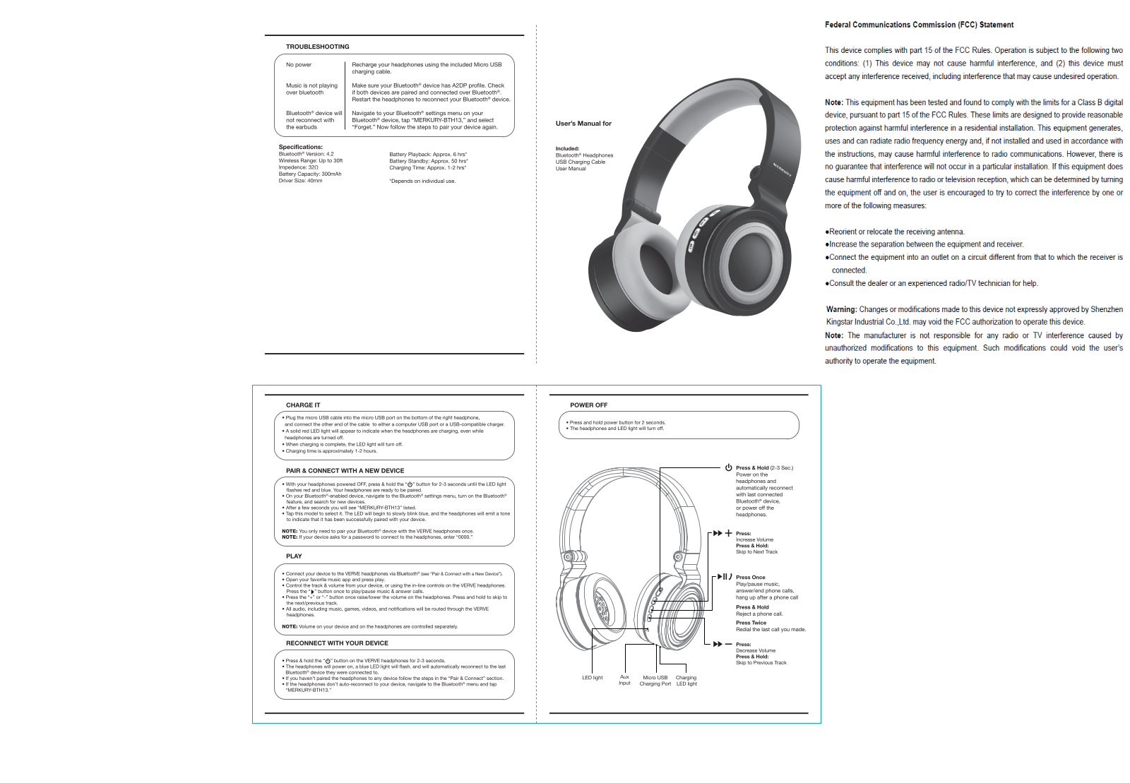 Kingstar MI BTH User Manual