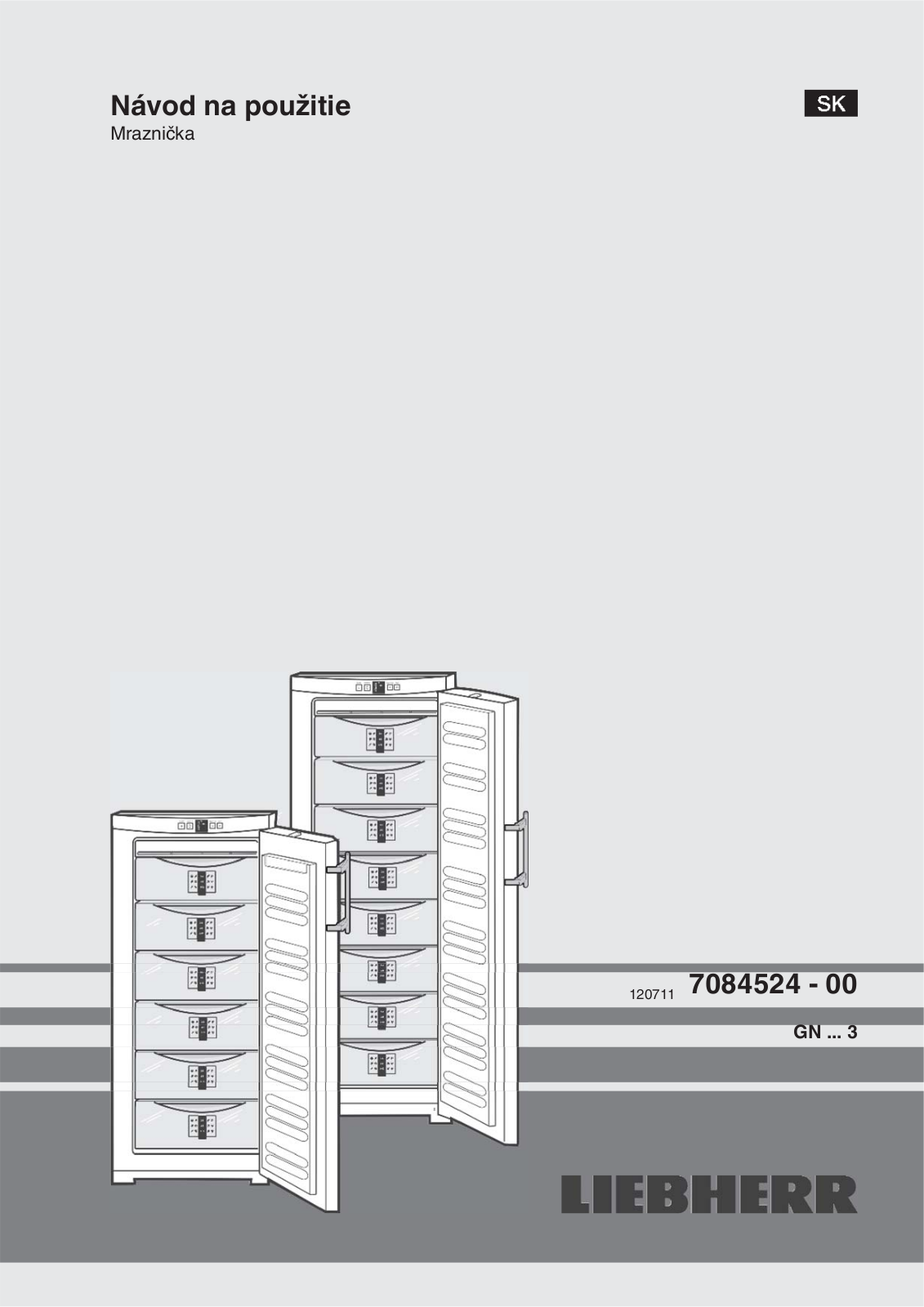 Liebherr GN 3113 User Manual