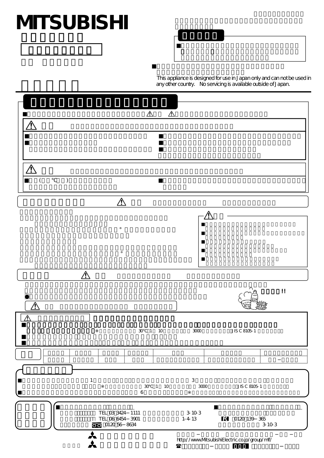 Melco FV2341 User Manual