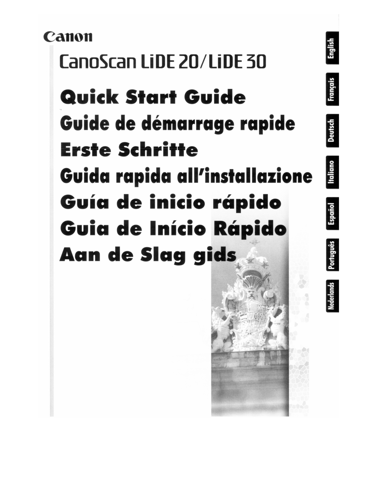 CANON LiDE 20 User Manual