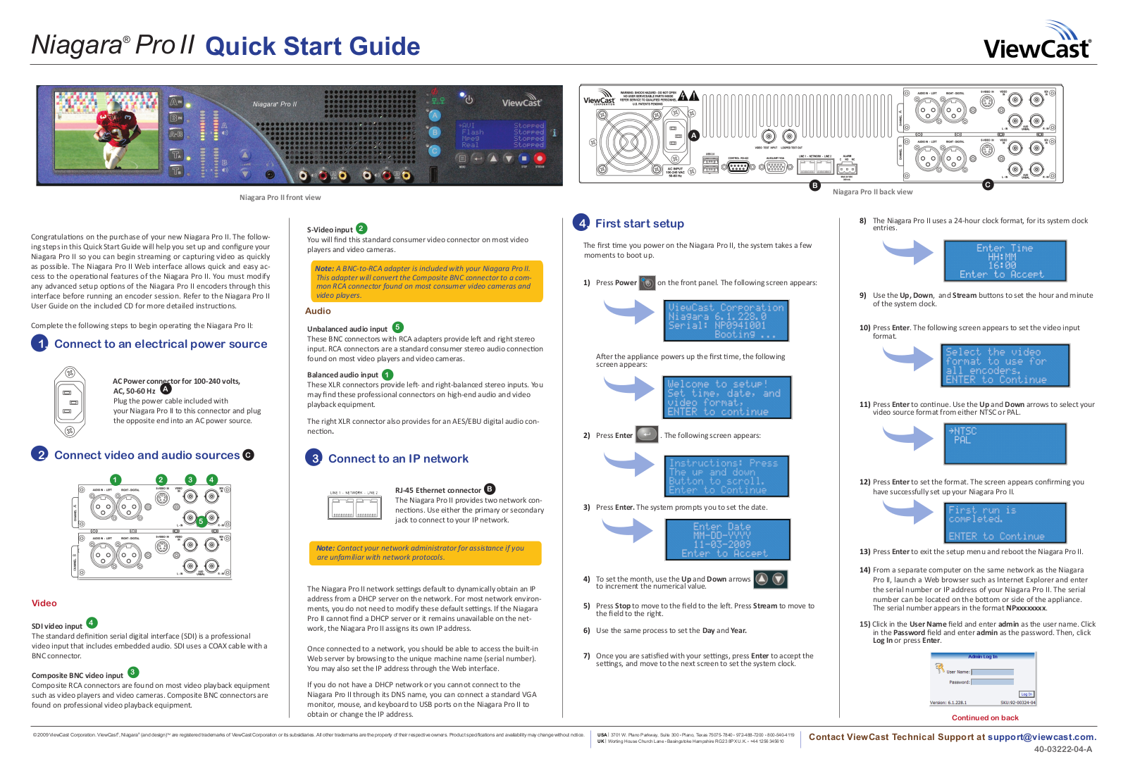 Viewcast NIAGARA PRO II User Manual