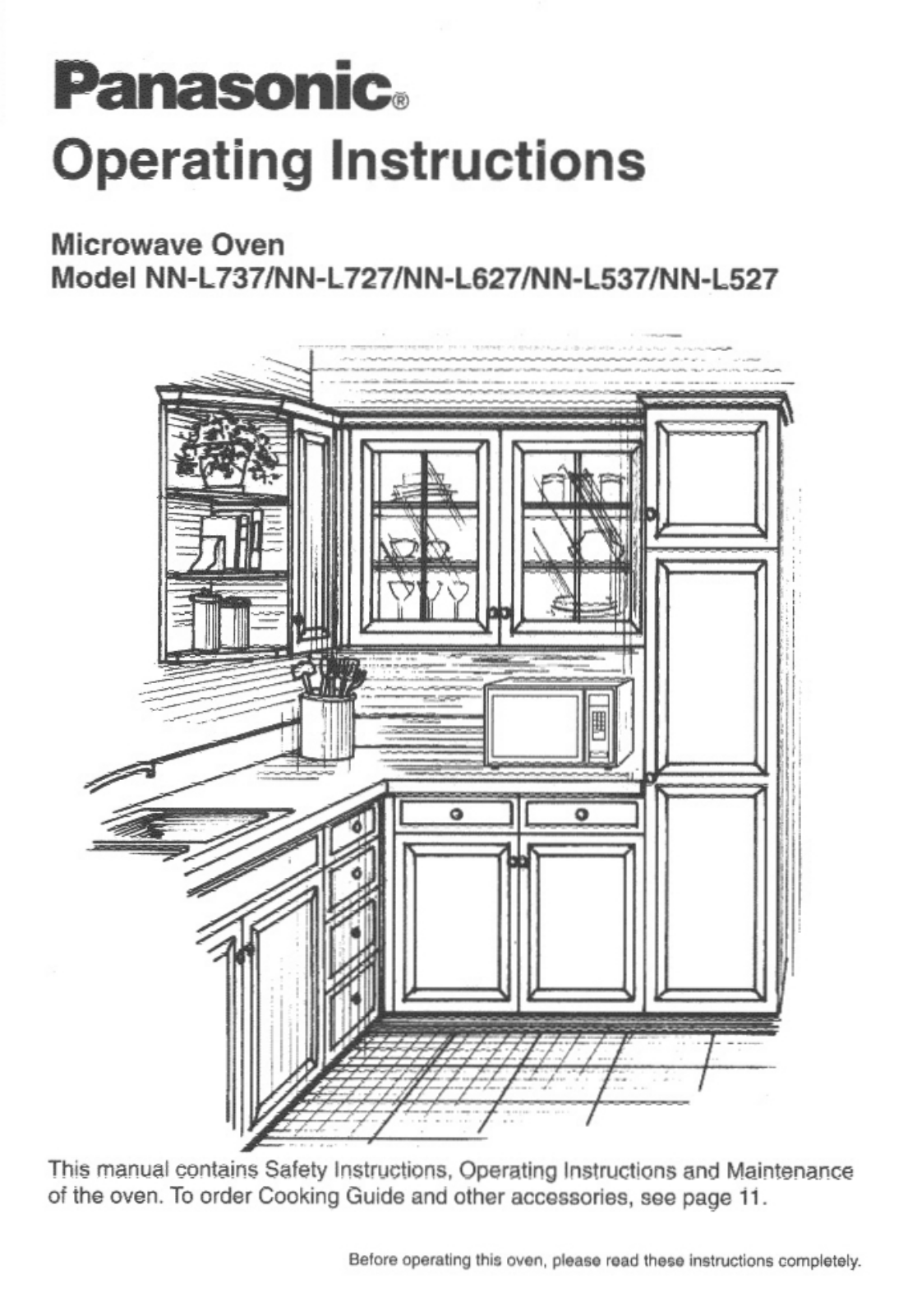 Panasonic NN-L727, NN-L527 User Manual