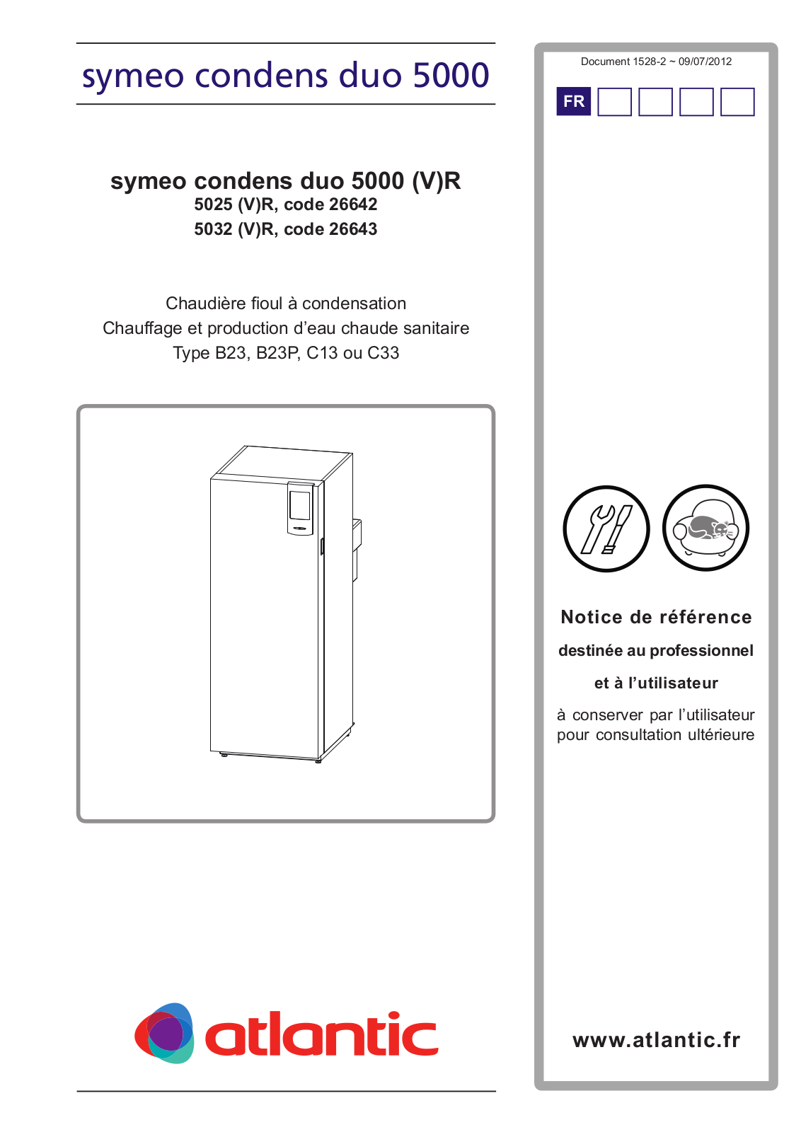 ATLANTIC SYMEO CONDENS DUO User Manual