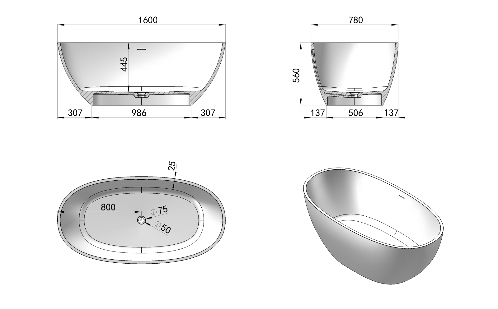 Pensen PNSE1002 Dimensions - ManualMachine.com