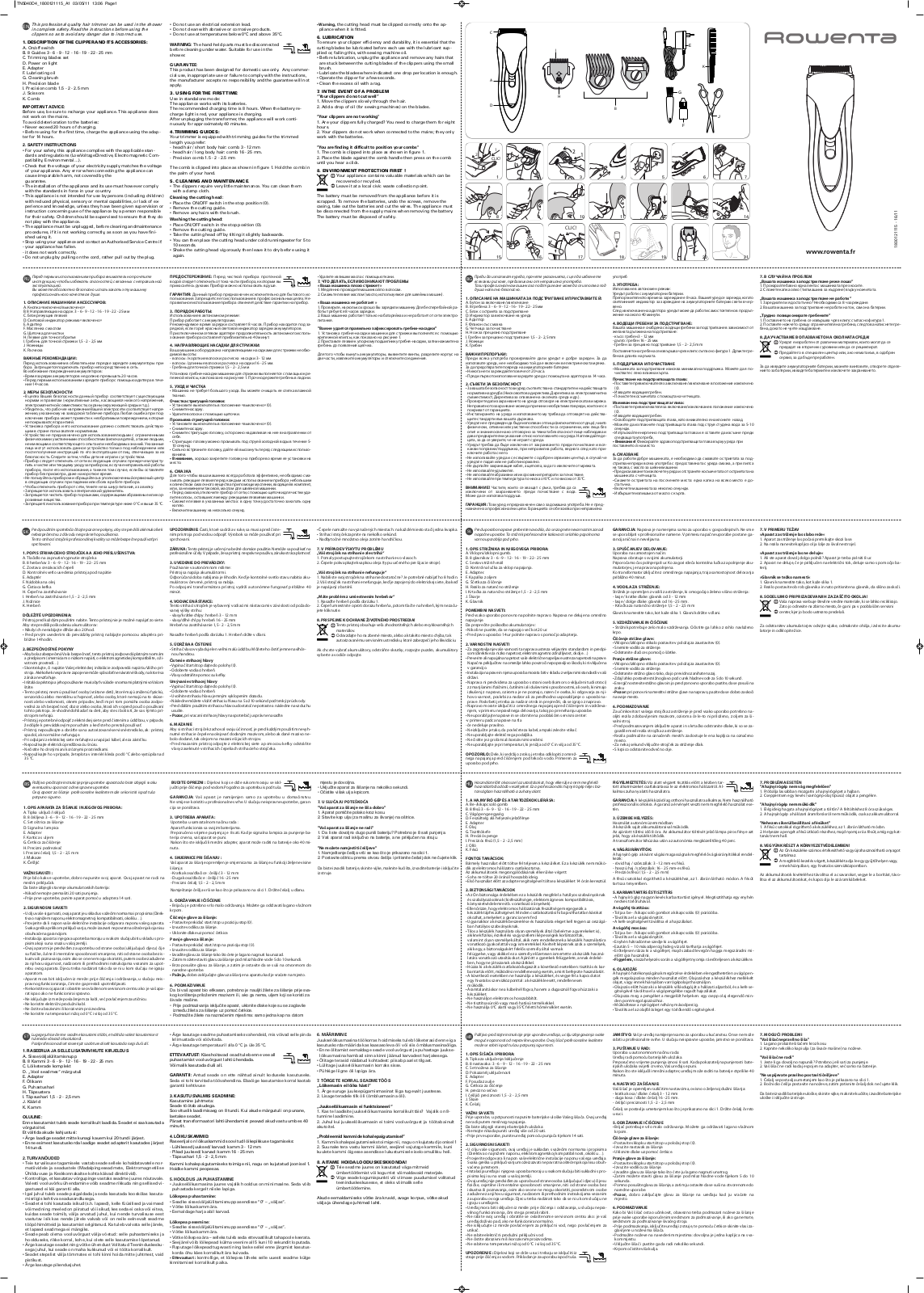 Rowenta TN 5040 User Manual