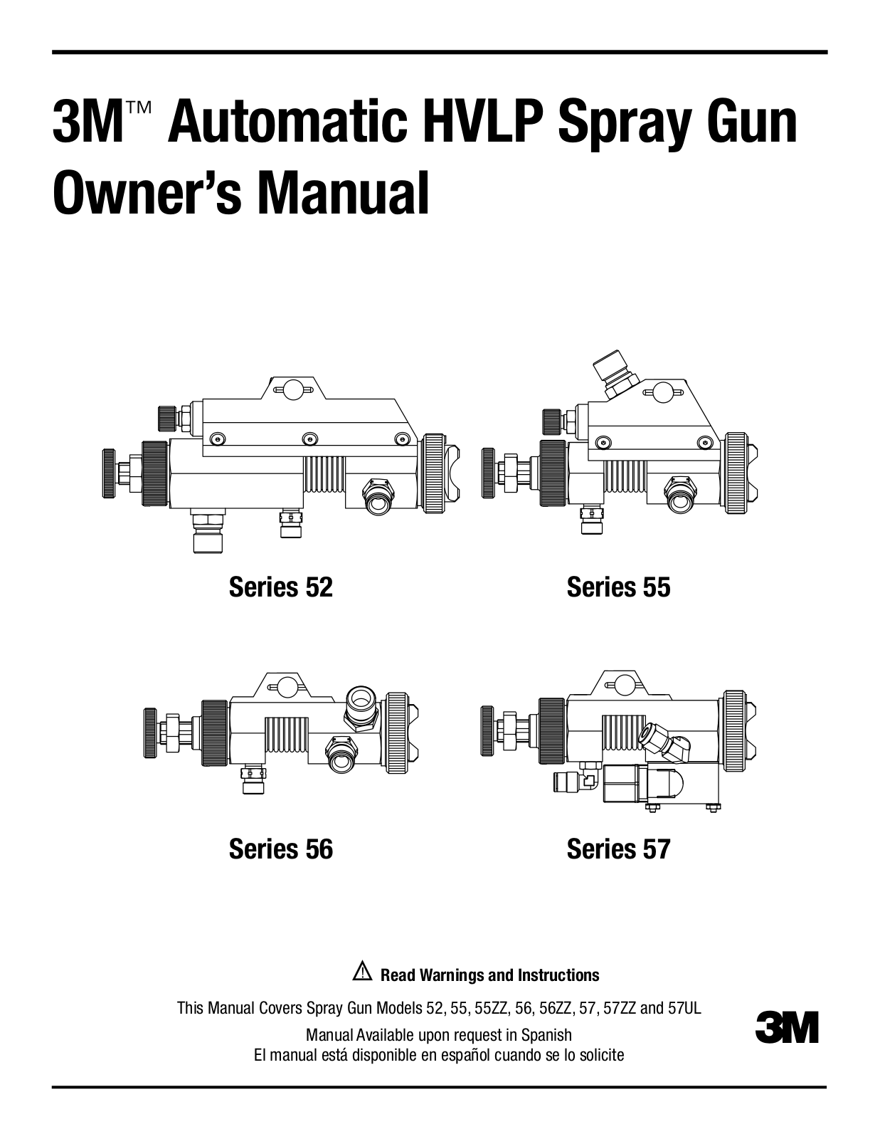 3M 56ZZ, 57, 56, 57UL, 55ZZ User Manual