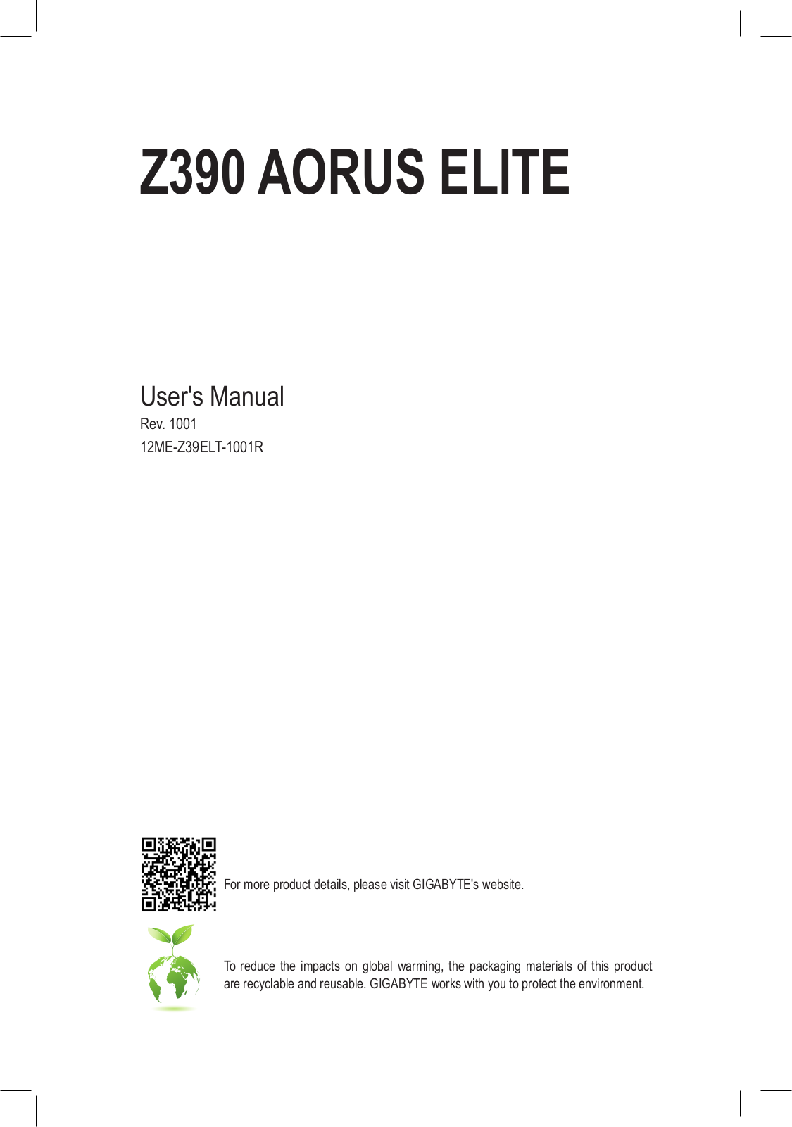 Gigabyte Z390 Aorus elite Service Manual