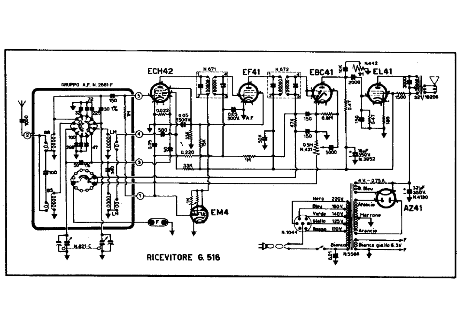 Geloso g516 schematic