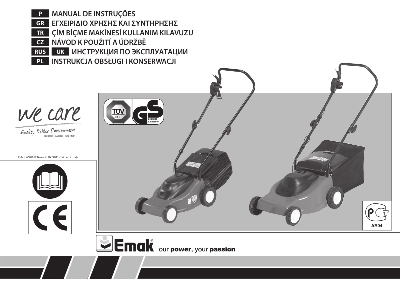 Efco PR 40 S User Manual