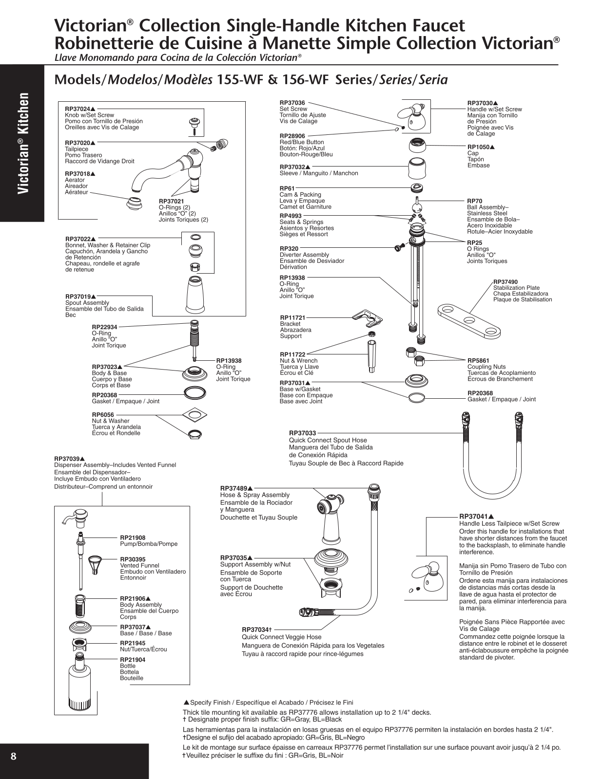 Delta 156-WF, 155-WF User Manual