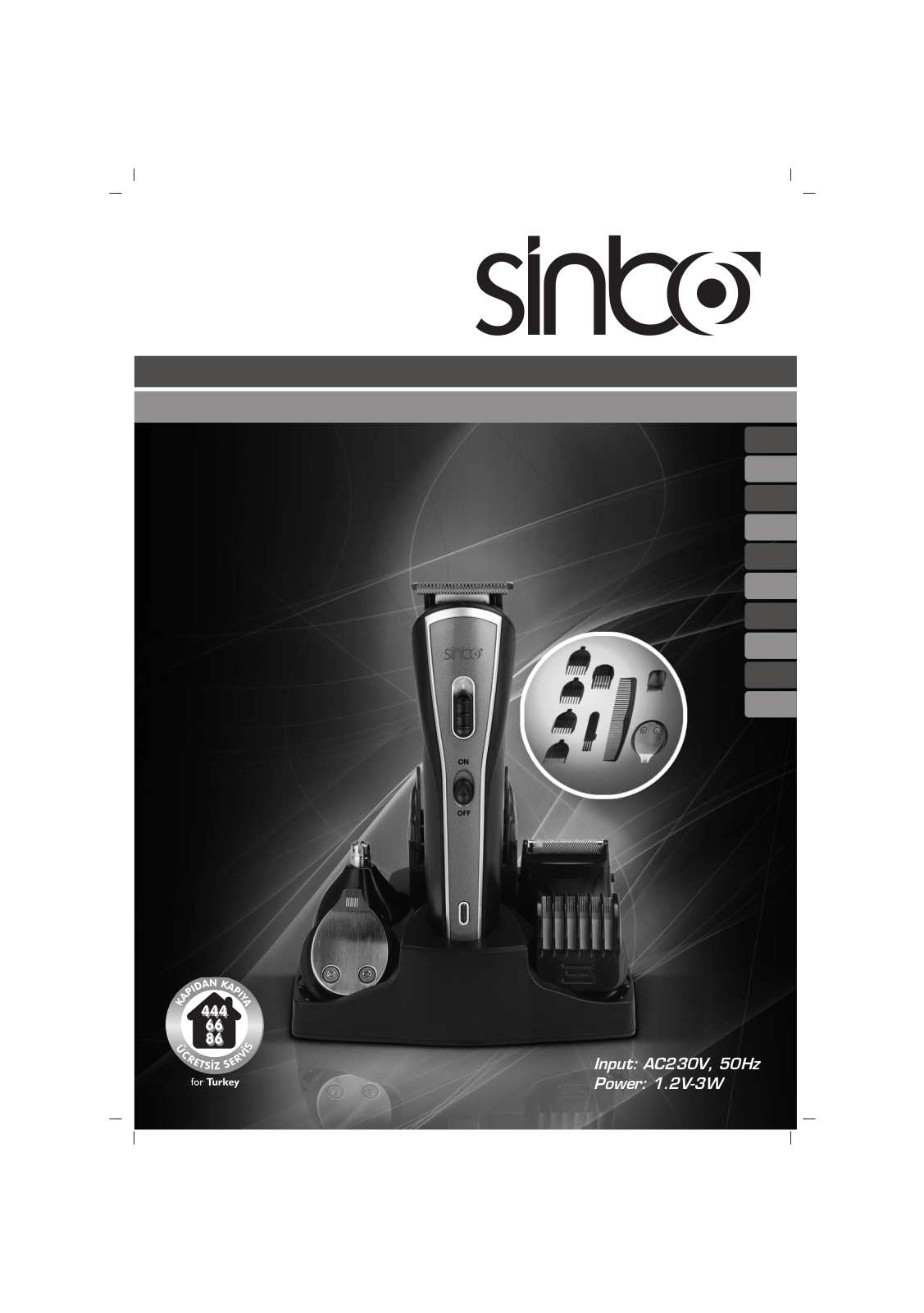 Sinbo SHC 4358 User Manual