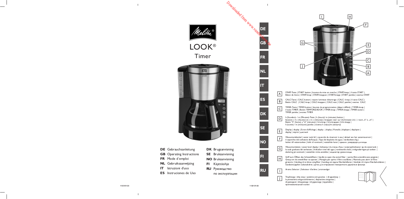 MELITTA LOOK TIMER User Manual